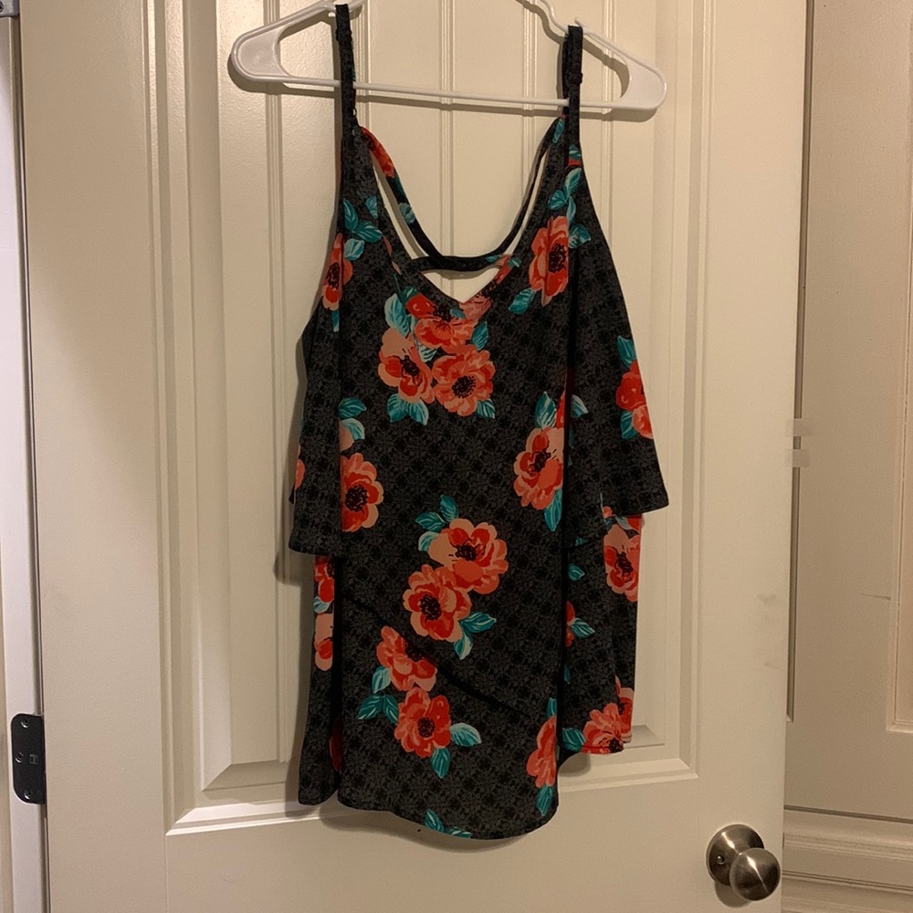 Double layer swing cami